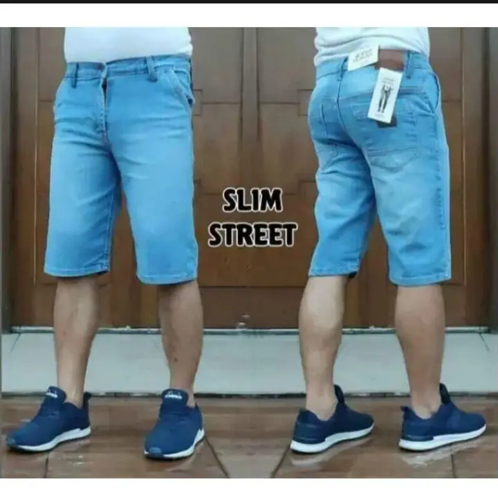 TURUN HARGA CELANA JEANS PENDEK PRIA CELANA JEANS DENIM CELANA MURAH STRAIGHT JEANS CELANA PENDEK MODEL STANDAR 27-44 7
