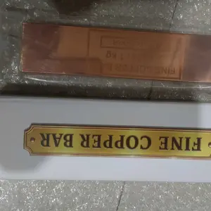 Investasi 1 kg Tembaga Batangan Murni 99.99% Fine Copper - Investment Grade Bar - Uji Kemurnian Test XRF