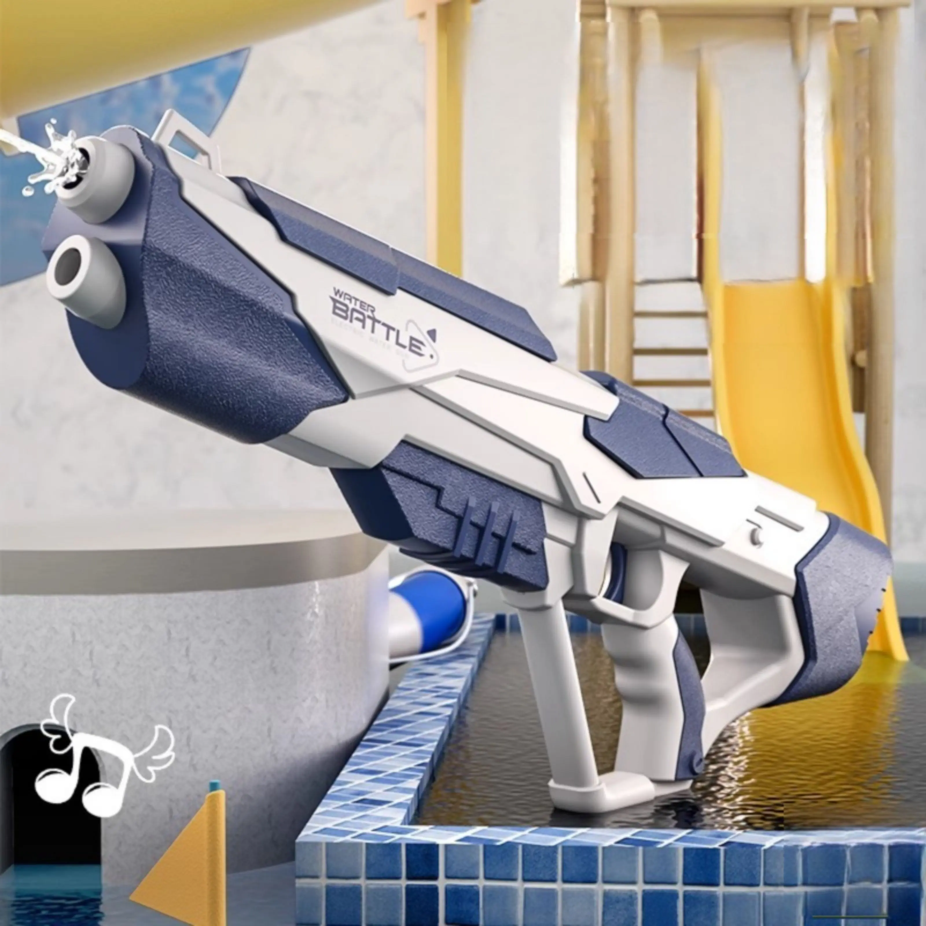 （COD) COOLFOX TOYS Mainan Air Anak-anak Mainan Air Remote Kuat Alat Penyiram Pesta Kolam Renang Musim Panas Anak-anak