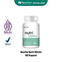 Gambar Nuvita - Nutri Biotin 60 Capsules [2pcs] Free Nuvita Folic Strip Exp 10/26 dari Natural Farm Kota Administrasi Jakarta Barat 2 Tokopedia