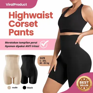 【VIRAL PRODUCTS】Premium Body Shaper TEBAL LEMBUT ELASTIS Korset Perut Wanita Boxer Korset Shapewear Stagen Legging