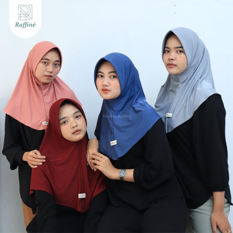 Product Introduction of Hijab Bergo Daily Azizah Size S Kerudung Hamidah Wanita Muslim By raffine 32