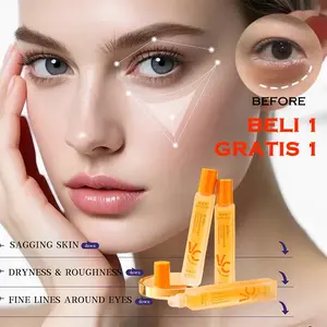 【Beli 1 gartis 1】Krim mata, mengatasi lingkaran hitam dan kantung mata,MAX mengurangi kerutan di sekitar mata, minyak mata, minyak mata roll-on (COD)Wajah Mengencangkan Eye Kering serum panda vc perawatan mata