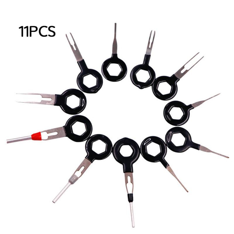 Product Introduction of 11PCS Automotive Plug Terminal Removal Tool Car Electrical Wire Crimp Connector Pin Extractor Kit Key Pin Removal Tool 1
