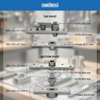 Gambar DEKKSON Pivot Hinge Engsel Tanam ESS PV 002 dari Dekkson Official Shop Kota Administrasi Jakarta Barat 3 Tokopedia