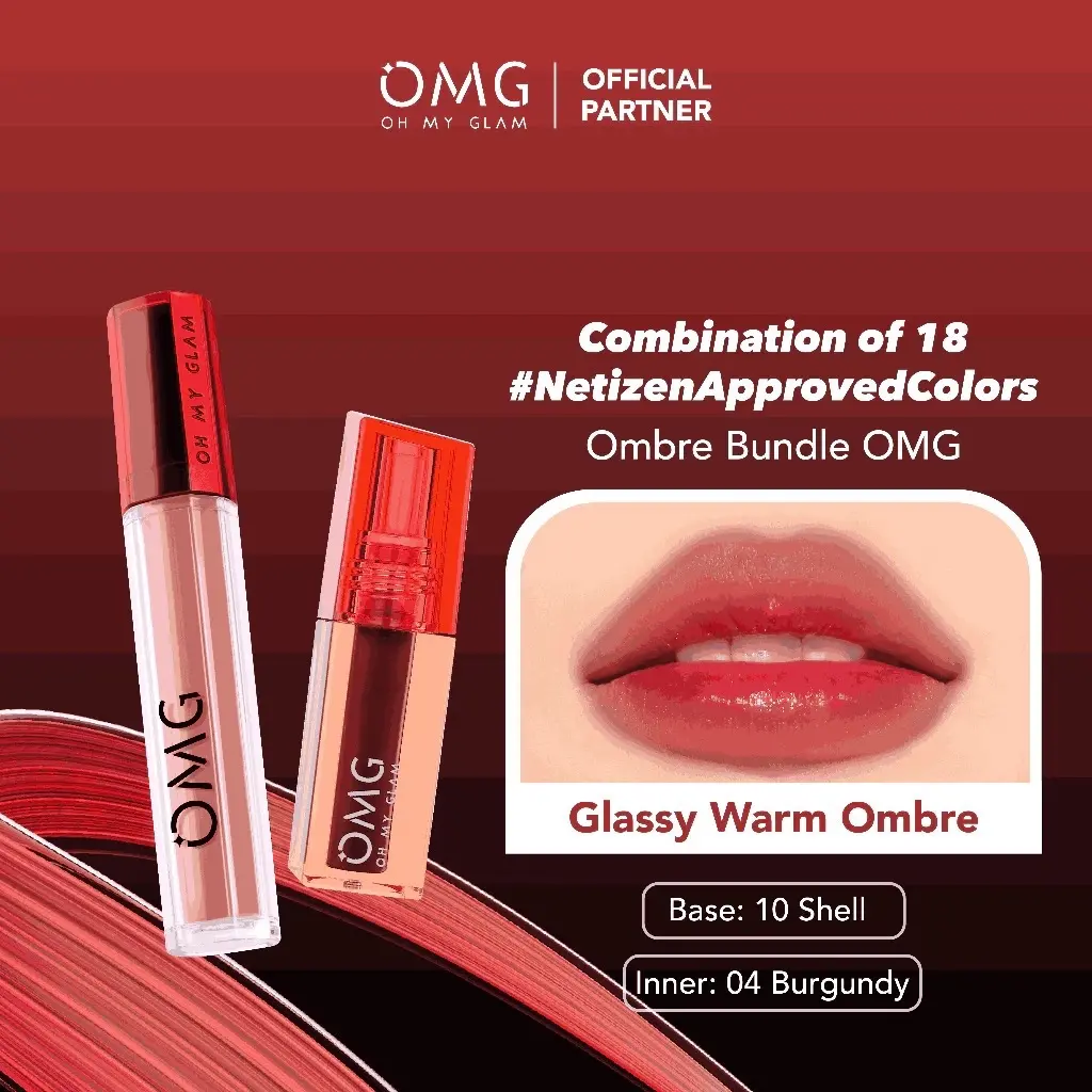 OMG 05 CARAMEL + 04 BURGUNDY