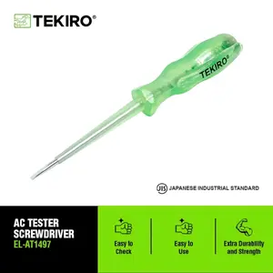 TEKIRO tespen AC 105-250V test pen obeng listrik ORIGINAL