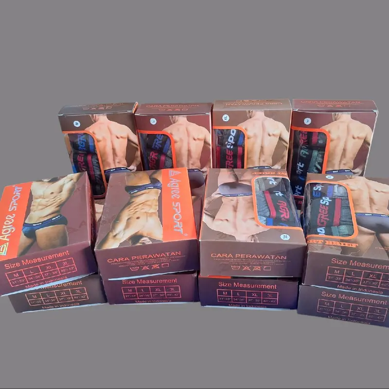 Celana Dalam pria dewasa  AgreeSport, 1 dus isi 3pcs warna berbeda 2