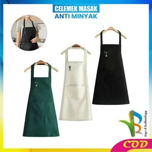 [COD] RB C1353 Apron Kitchen Masak Celemek Dapur Waterproof Anti Minyak