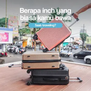 Koper Polo Original 20 Inch Cabin Bahan Fiber