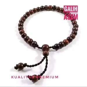 GALIH ASEM Gelang Galih Asem 33 Butir 5mm Gelang Tasbih Galih Asem Kualitas Premium