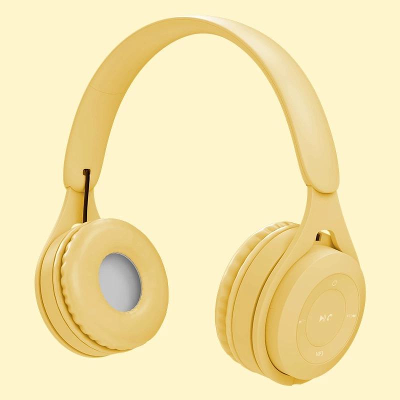 HEADPHONE BLUETOOTH HEADSET WIRELESS MACARON Y08 STEREO HEADPHONE