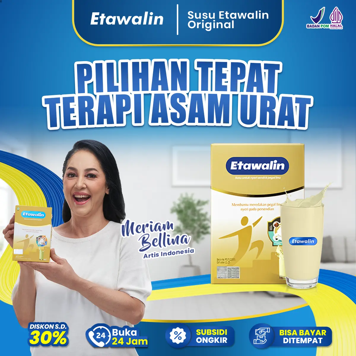 SUSU ETAWALIN 200 gram - ORIGINAL [BPOM] -  [ minuman berkhasiat terbuat dari susu kambing etawa yang dipadukan dengan bahan rempah pilihan]