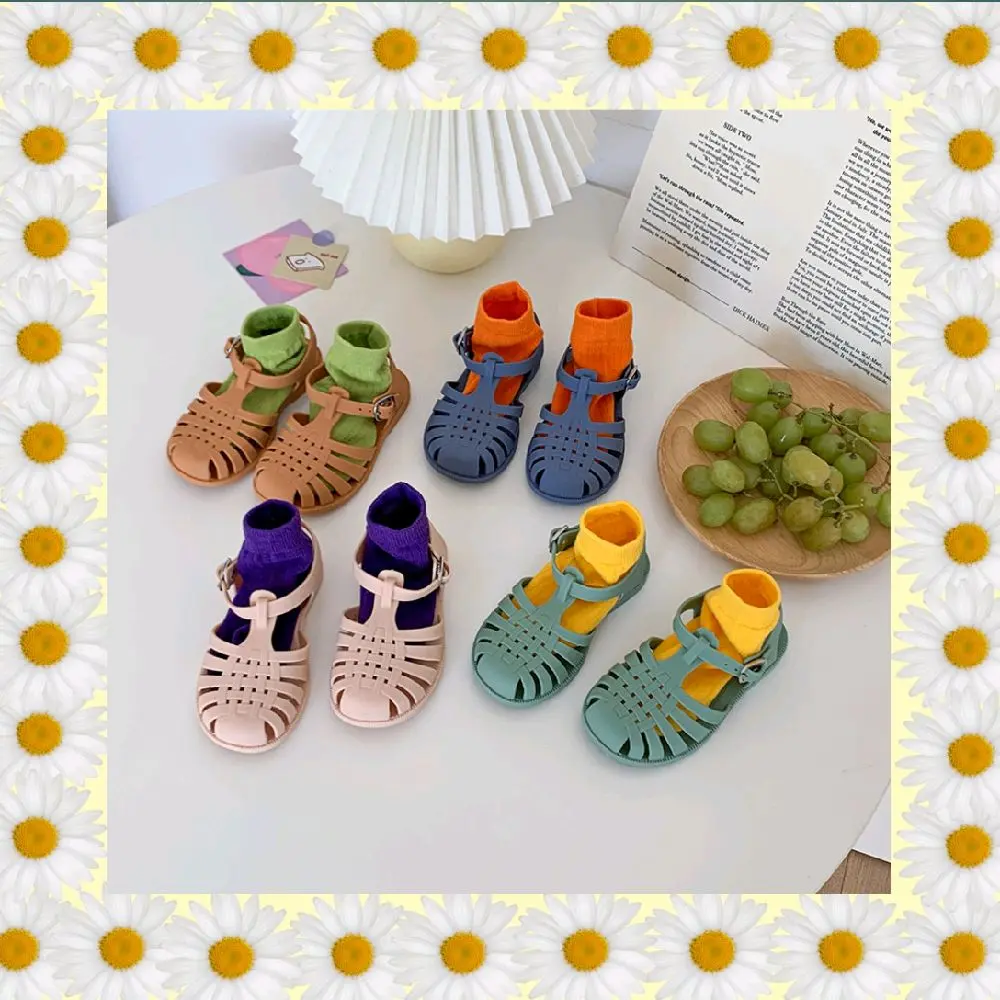 Meisha doff baby size (18-21)/sandal sepatu bayi unisex laki laki dan perempuan bahan jelly karet lentur