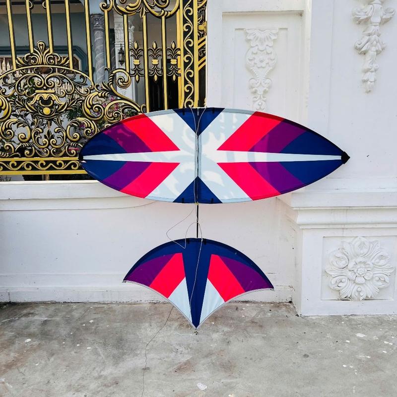 Diều Sáo Xương Cá Tím Pun Cacbon - Diều Lắp Ghép Pun cacbon 1m5-1m7-2m Cực Đẹp Mẫu Mới 2025