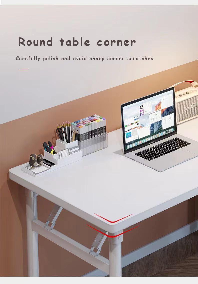 Product Introduction of [SG Stock] Foldable Dining Table 80*50*75cm No Installation Required Folding Table Study Table 17