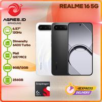Gambar Realme 16 5G 8Gb/12Gb 256Gb 6.57" 120Hz Garansi Resmi Indonesia - AIR BLACK 8GB/256GB, NON BUNDLE dari Agres ID Bandung Kota Bandung 1 Tokopedia