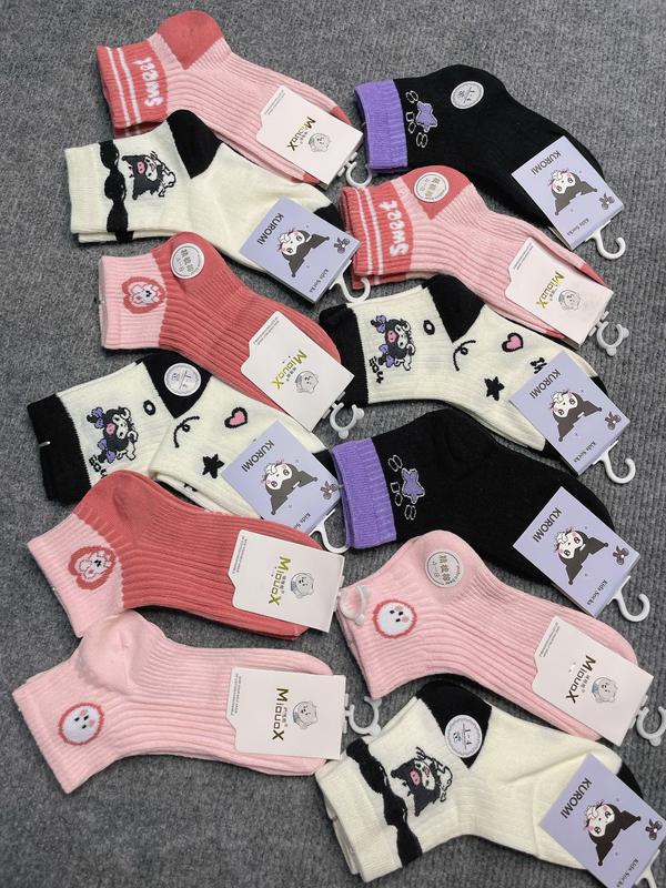 Combo [10 ĐÔI] Tất Vớ Trẻ Em Đủ Màu Và Hình Ngẫu Nhiên Giữ Ấm Bảo Vệ Chân - Nội Y Ngọc Chinh