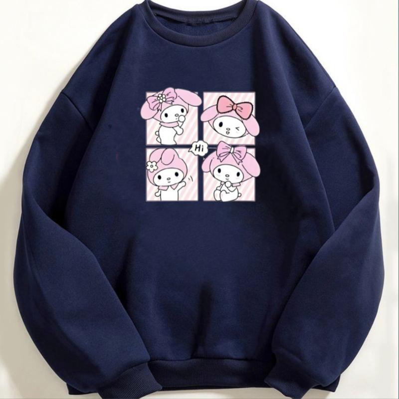 Baju Kaos Anak Perempuan Lengan Panjang 3-15 Tahun Hoodie 6