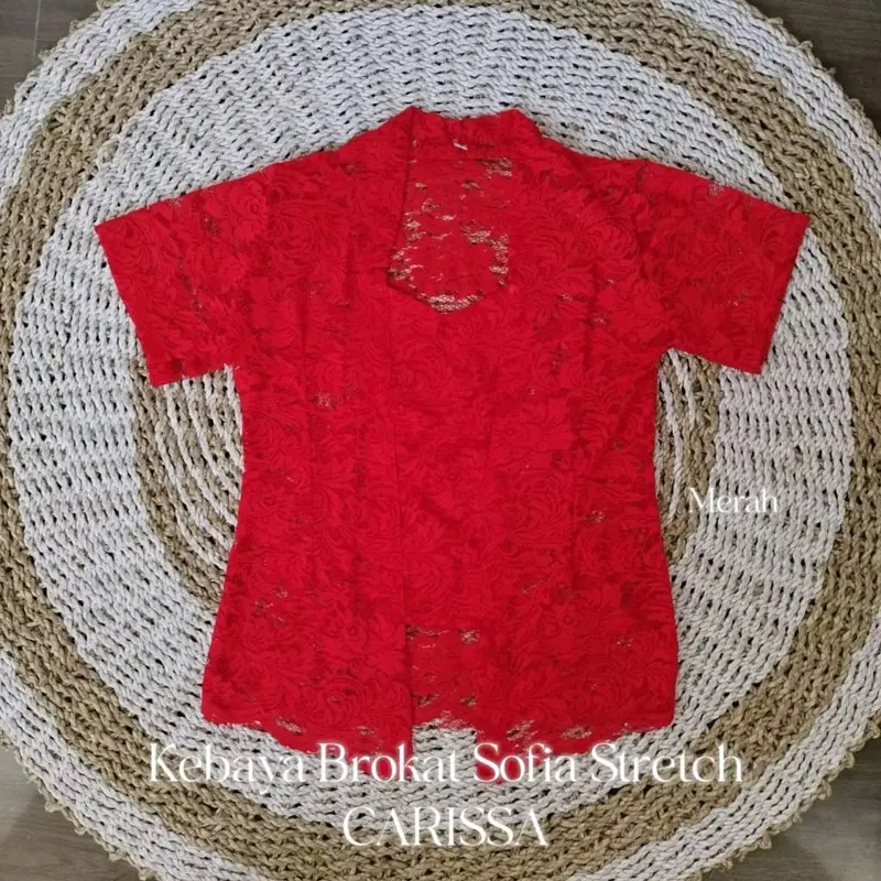 kebaya anak lengan pendek umur 4-8 bahan burkat halus nyaman di pakai Fashion 5
