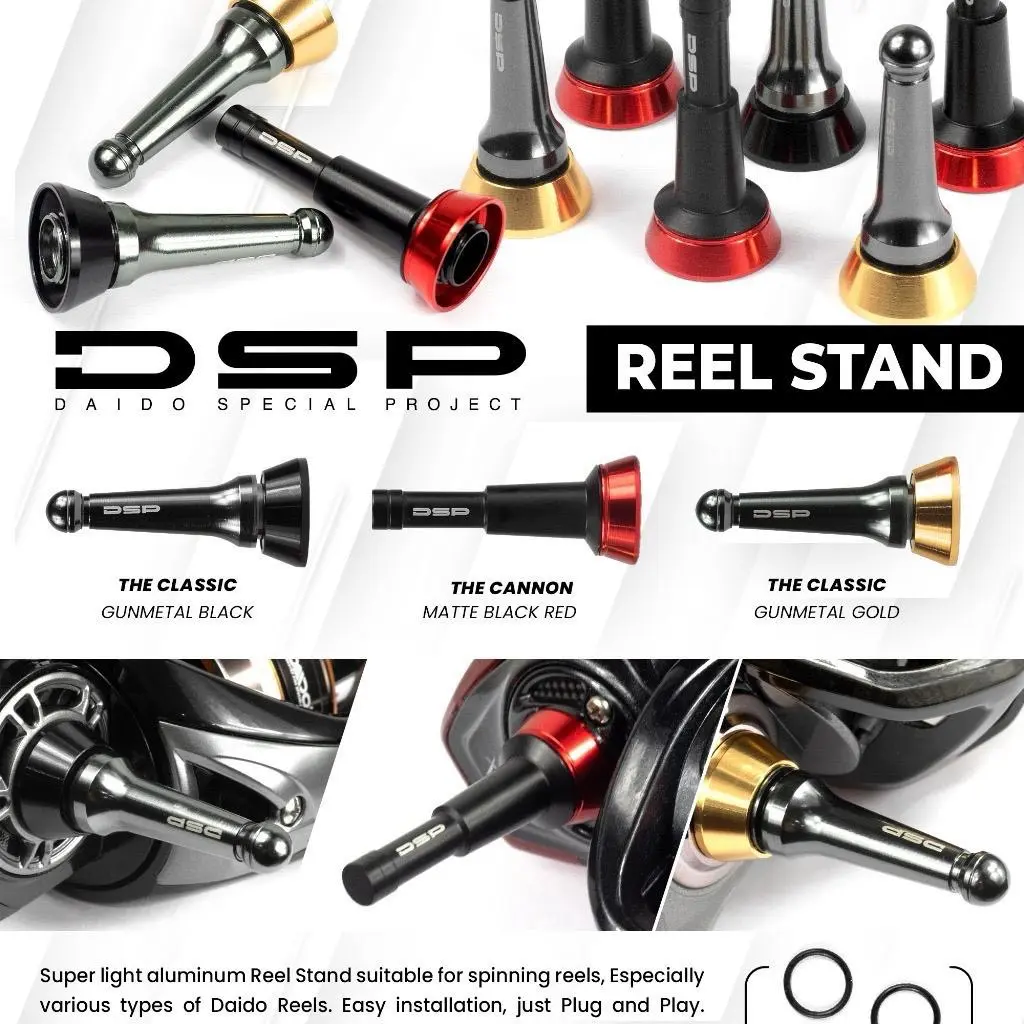 REEL STAND DAIDO bahan aluminium metal diameter 8 mm