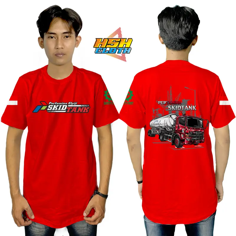Baju Kaos Distro Pertamina Skidtank Elpiji Limited Perusahaan Bisa Custom - HSHCloth 4