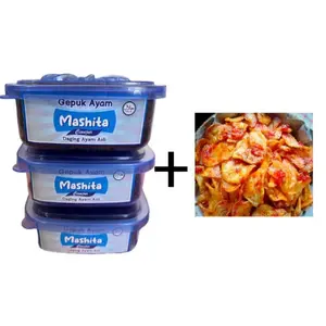 Paket 3 Gepuk Ayam Cianjur Gratis Balado kentang pouch 50gr