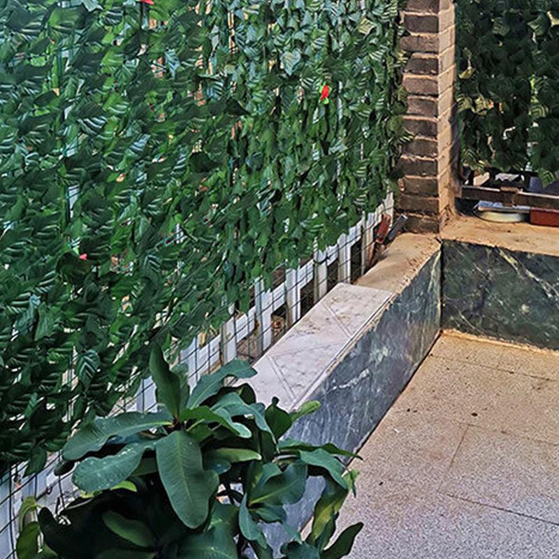 Product Introduction of Skrin Privasi Taman, Penutup Dinding, Hedges Tiruan, Tumbuhan Palsu, Pagar Privasi, Daun Ivy Tiruan, untuk Kegunaan Rumah 20