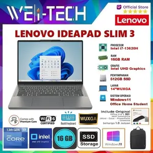 Lenovo Ideapad Slim 3 i7 13620H 16GB 512GB SSD 14"WUXGA W11 OHS