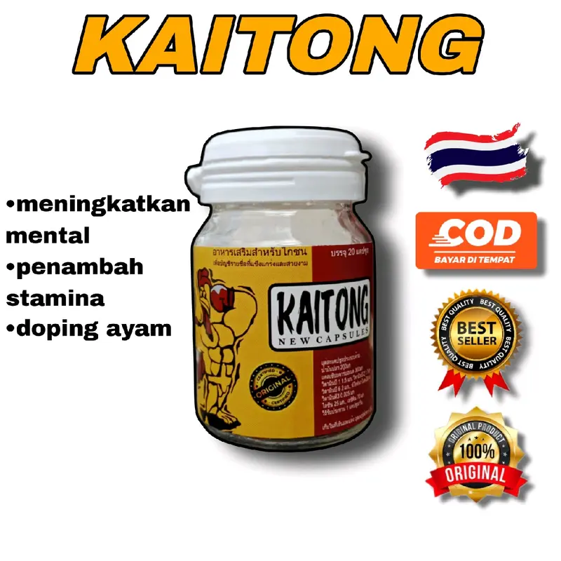 Doping ayam KAITONG ORIGINAL isi 20 penambah stamina dan tenaga 0