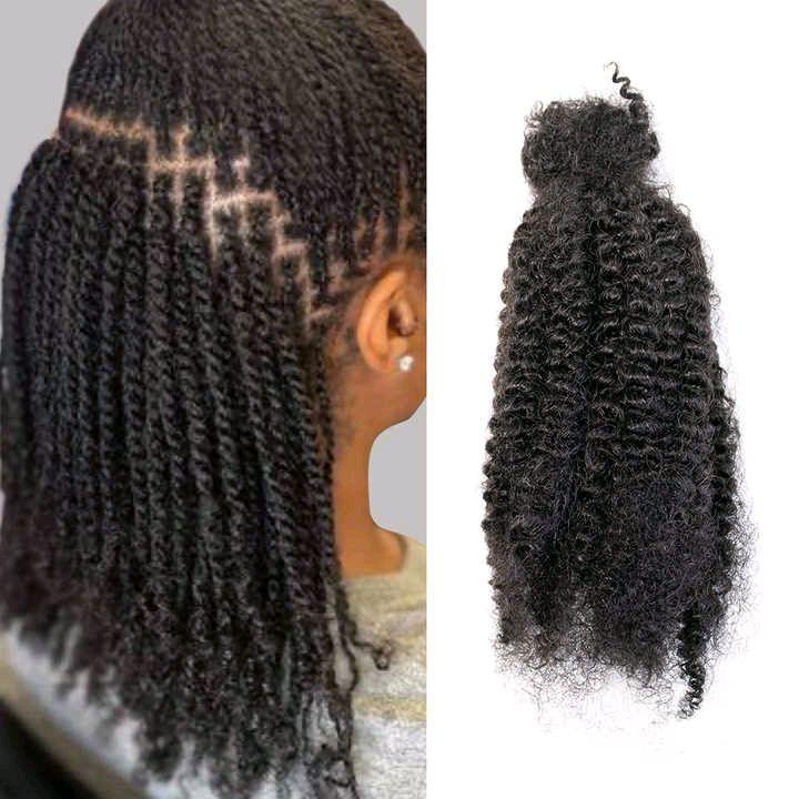 INDO BRAID Afro Kinky Hair Extension Rambut Sambung Keriting Rambut ...