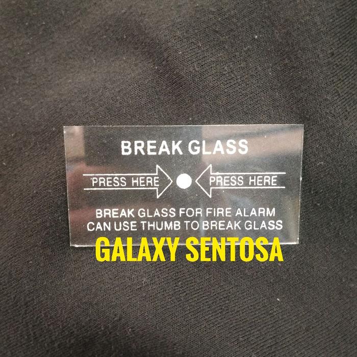 Gambar Kaca Break Glass Emergency Fire Alarm dari Galaxy Sentosa Kota Administrasi Jakarta Pusat Tokopedia