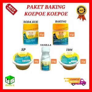 Paket Baking Koepoe Koepoe SP 30g Baking 45g Vanilla 20g TBM 35g Soda kue 81g