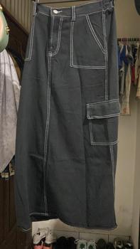 Product Review of ROK JEANS CARGO LIST SKIRT WANITA ROK KARGO HIGHWAIST PANJANG from y**a 0