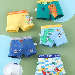 109#Celana Boxer Anak Cowok Motif Dino Karet full Tebal Bahan Katun Premium-fashion anak cowok