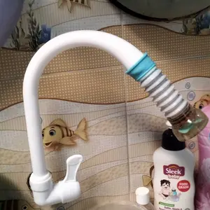 Kran Angsa Kran Cuci Piring Kran Wastafel Bahan Plastik SLT-38-125 air pvc