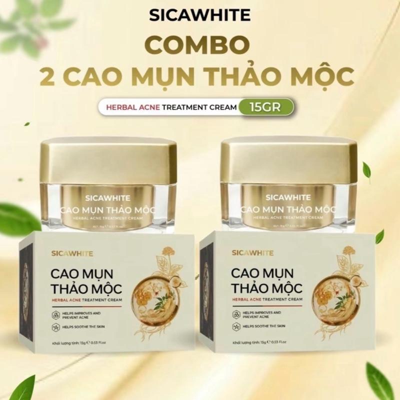 Combo 2 Kem cao mụn thảo mộc  - hỗ trợ da mụn .