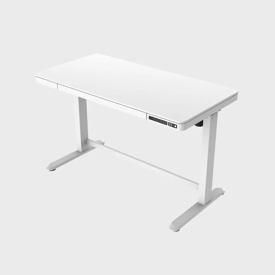 Golden Promise Advanced Height Adjustable Memory Preset Desk with Drawer, USB Charging and Child Lock