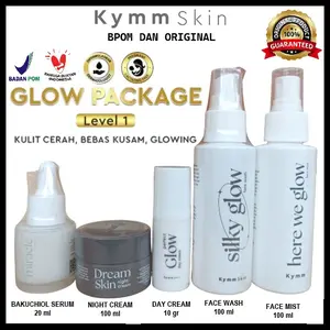 KYMM SKIN ORIGINAL (LEVEL 1) Glow package kualitas BPOM, GLOWING PREMIUM, CERAH DAN BEBAS KUSAM
