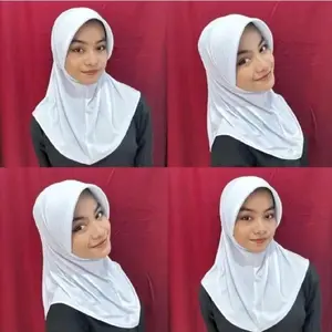 Hijab sport pet tebal (size) M  / Hijab Sport Sekolah size(M)/ Hijab Instant/ Hijab Sport olah Raga / kerudung Sport pet tebal