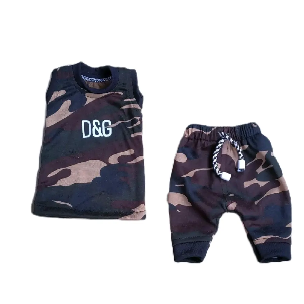 baju setelan hewan monyet motif army