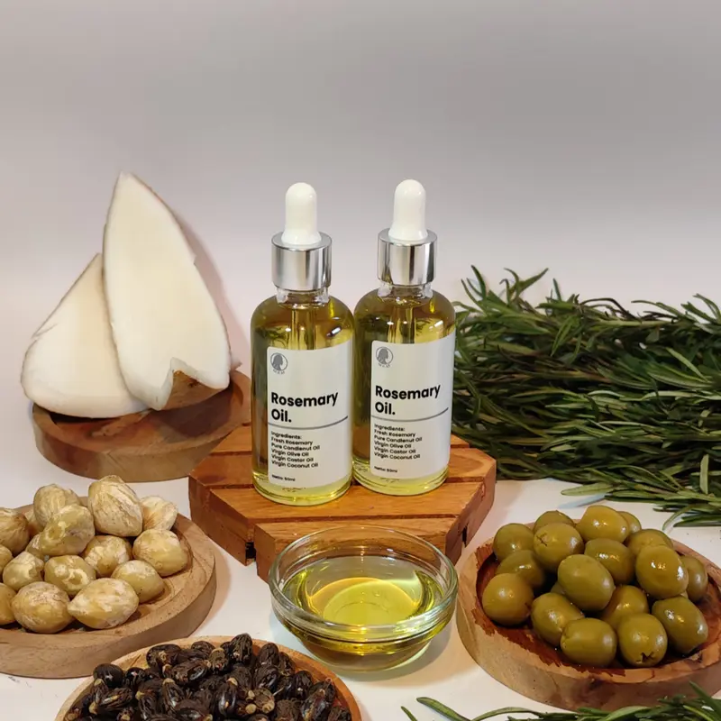 ROSEMARY OIL 50ML - TERBUAT DARI ROSEMARY SEGAR & BERKUALITAS 5