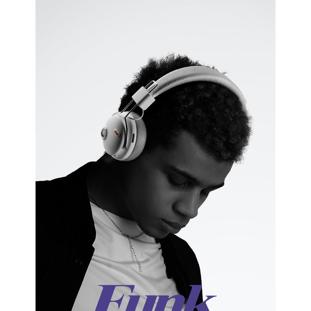 Headphone Bluetooth ANC Noise Cancelling | Headset Wireless Retro Bass