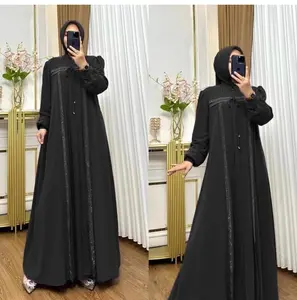 Gamis Abaya Terbaru Bahan Ceruty Babydoll Gamis Abaya Turkey Gamis Kondangan 2026 Terbaru Kekinian Dress Kondangan Mewah Pesta Wanita Muslim Remaja