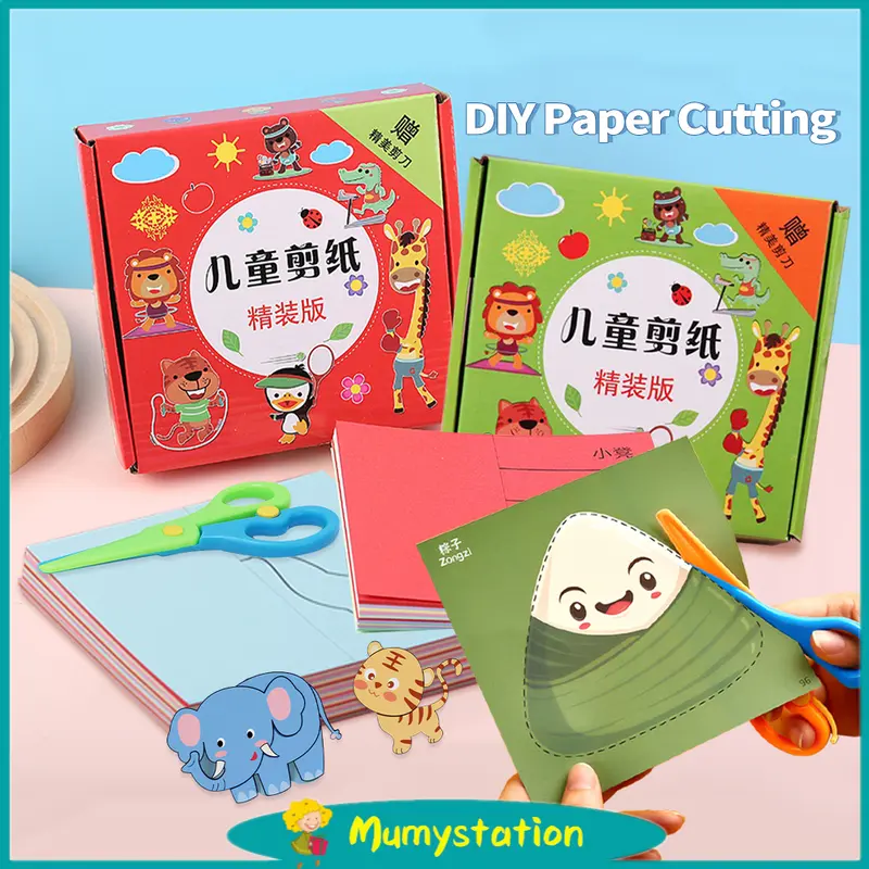 Mumystation DIY Paper Cutting Anak Cutting Paper Set Prakarya Anak Mainan Edukasi Anak 0