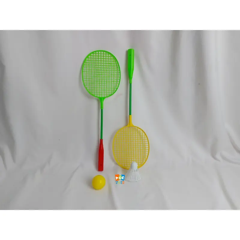 Mainan Anak Raket Plastik Badminton 2 PCS Panjang 45 cm 4