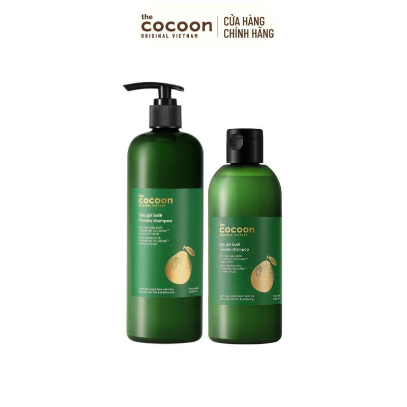  COMBO 1 Bigsize - Dầu gội bưởi Cocoon giúp giảm gãy rụng và làm mềm tóc 500ml + 1 Dầu gội bưởi Cocoon 310ml 