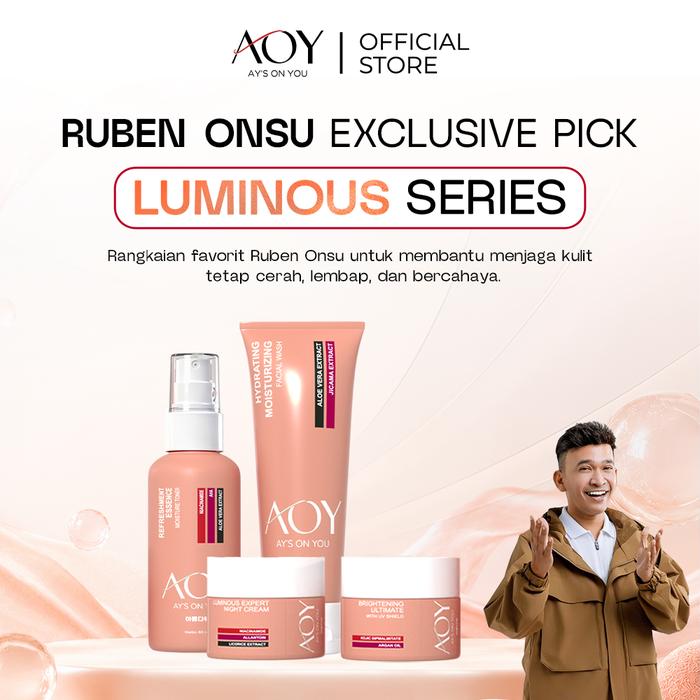 Gambar {RUBEN ONSU EXCLUSIVE PICK} Ay's On You - Luminous Series Skincare Glowing and Brightening Set dari Ay's On You Kota Tangerang Selatan Tokopedia