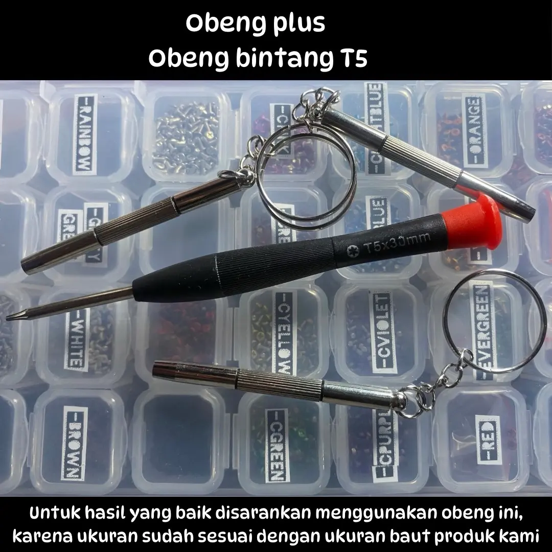 Obeng mini dan obeng bintang