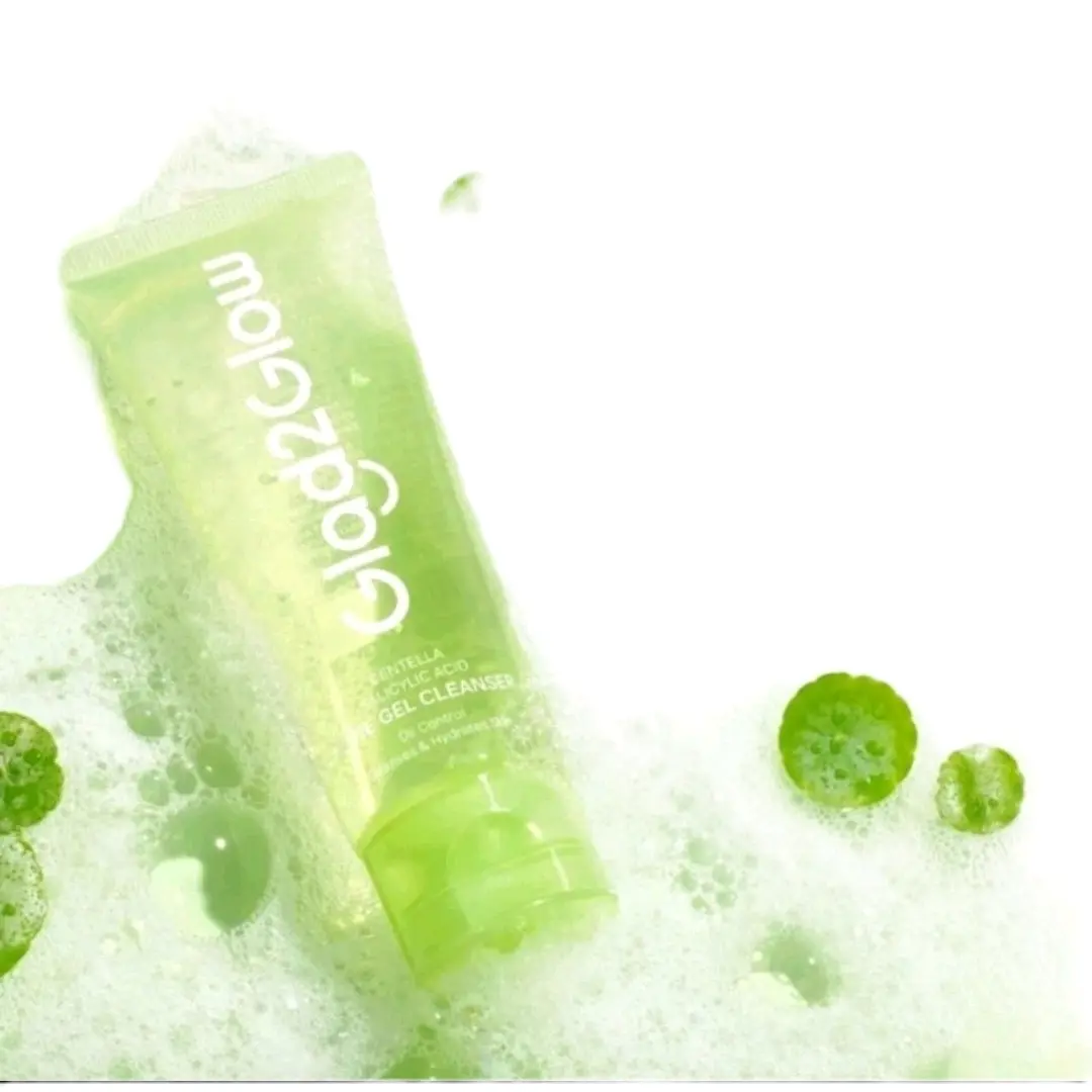 glad2glow centella salicylic acid acne gel cleanser